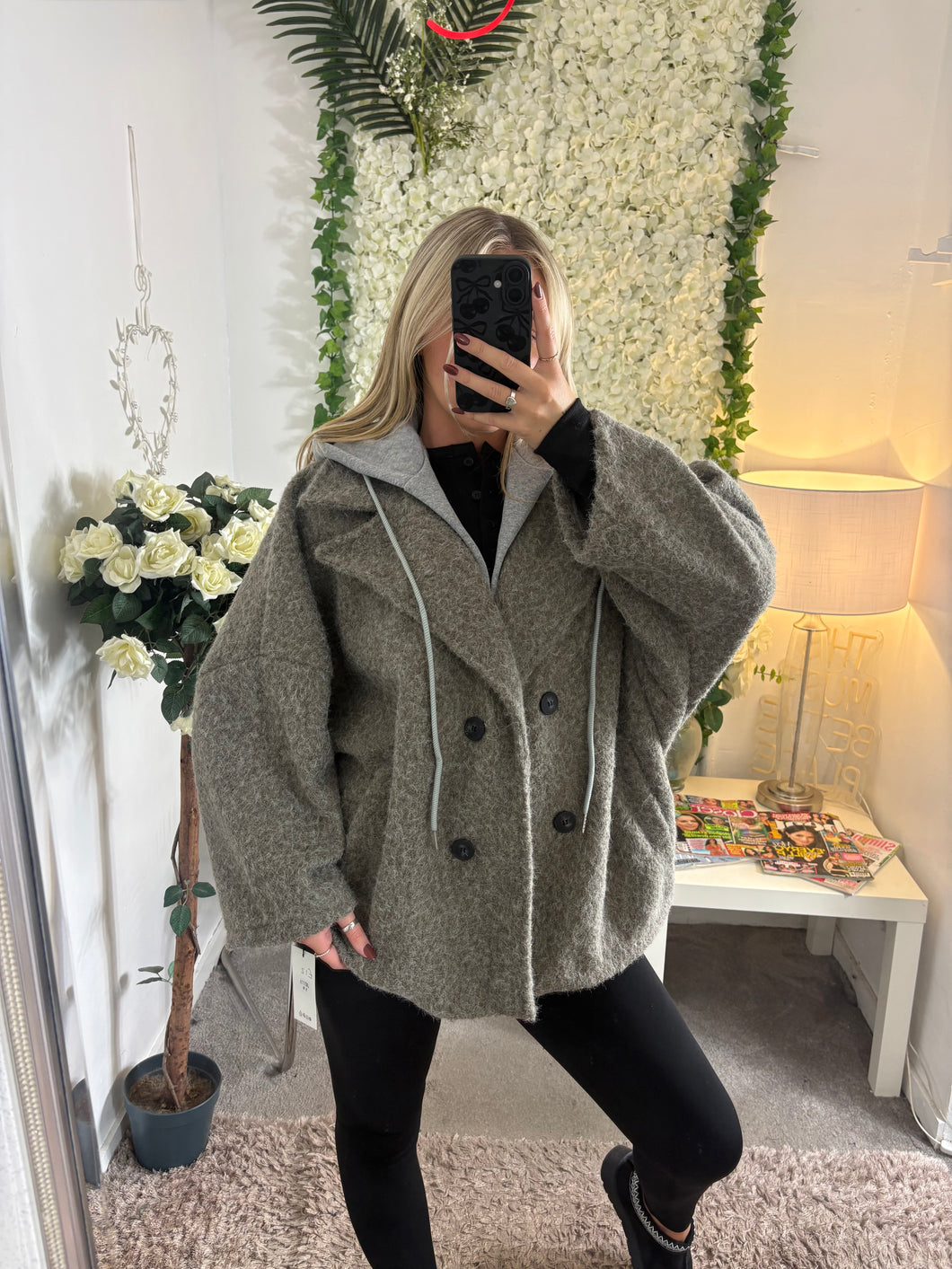 Tatum Hooded Jacket Tan
