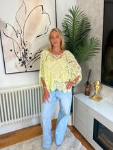 Load image into Gallery viewer, Coco Crochet Top Lemon

