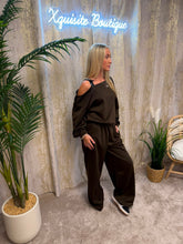 Load image into Gallery viewer, Natalie Tracksuit Brown

