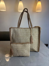 Load image into Gallery viewer, Summer Beach Bag Set Tan
