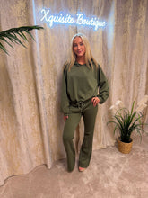 Load image into Gallery viewer, Holly Hoodie Set Khaki

