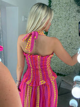Load image into Gallery viewer, Faye Dress Dark Pink
