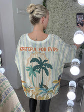 Load image into Gallery viewer, Saffron Top Blue &amp; Green
