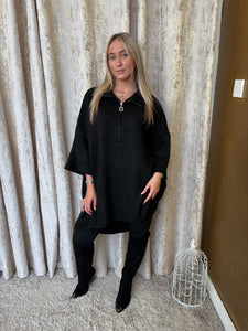 Ruby Jumper Dress Black