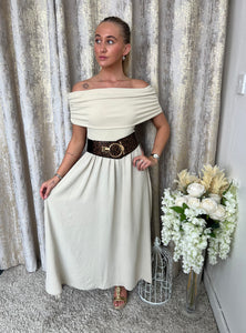 Delilah Dress Cream