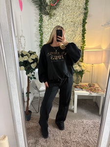 Los Angeles Tracksuit Black