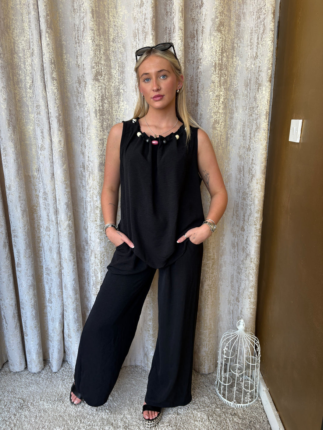 Bonnie Set Black