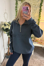 Load image into Gallery viewer, New York 1/4 Zip Blue
