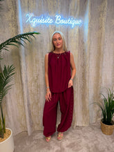 Load image into Gallery viewer, Samantha Set Burgundy
