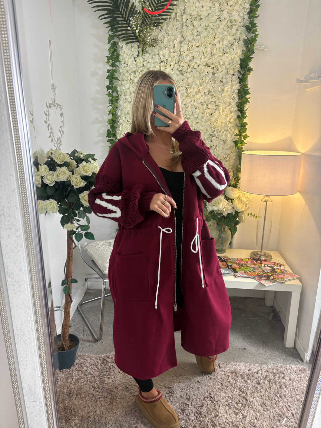 Love Coat Burgundy