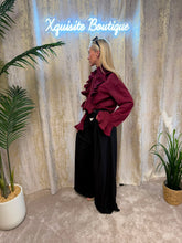Load image into Gallery viewer, Amelia Blouse Burgundy
