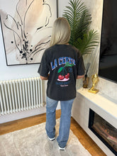 Load image into Gallery viewer, Cherry T-shirt Charcoal Grey
