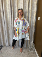 Load image into Gallery viewer, Jasmine Shirt Dress White
