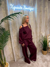 Load image into Gallery viewer, Natalie Tracksuit Burgundy
