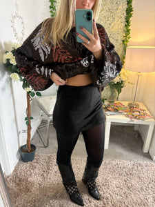 Kylie Skort Black