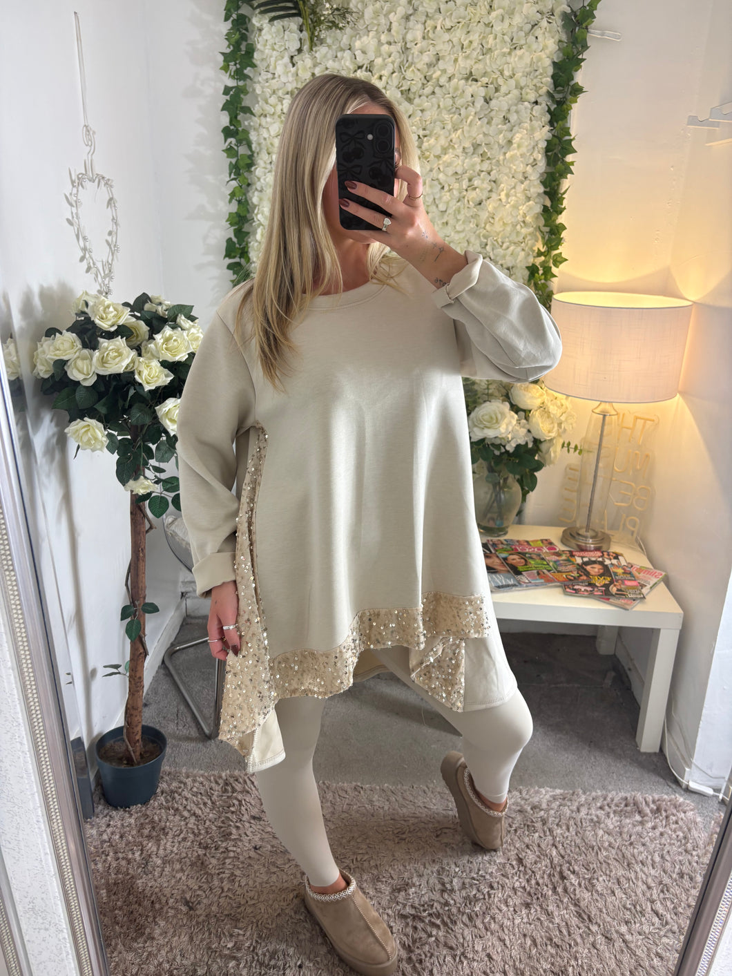 Emma Sweatshirt Beige