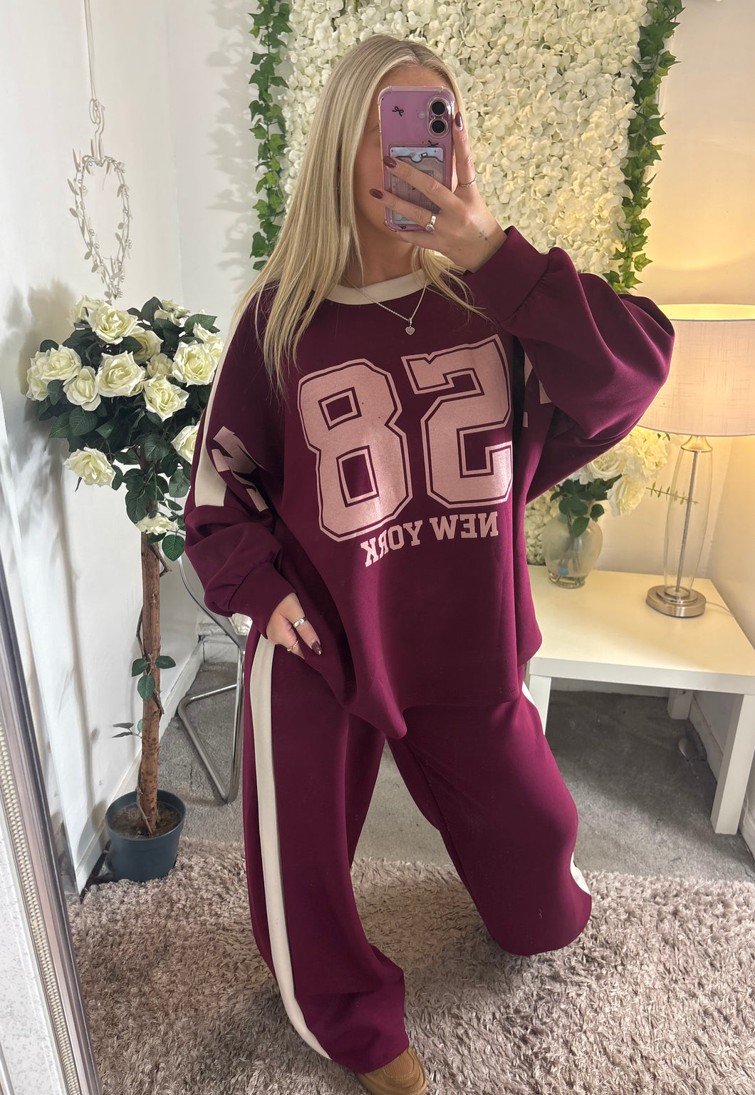 New York Set Burgundy