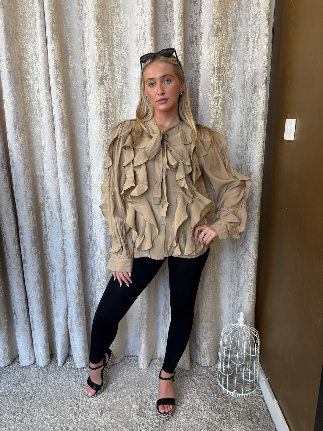 Willow Blouse Tan