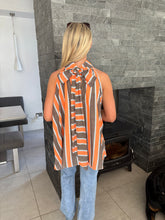 Load image into Gallery viewer, Amber Top Orange &amp; Brown
