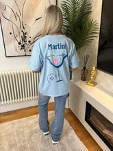 Load image into Gallery viewer, Martini T-shirt Light Blue
