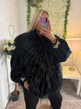 Load image into Gallery viewer, Peacock Gilet Black
