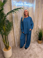 Load image into Gallery viewer, Bonnie Long Sleeve Set Denim
