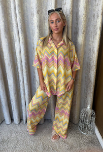Grace lounge set Lemon
