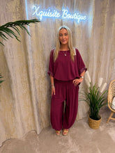 Load image into Gallery viewer, Evie Set Burgundy
