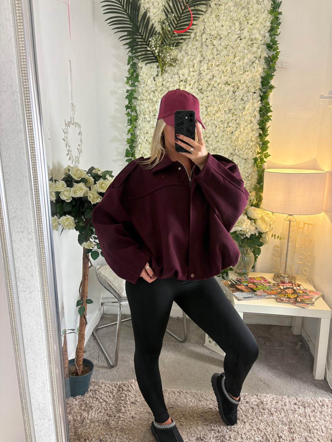 Aria Jacket Burgundy