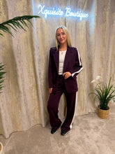 Load image into Gallery viewer, Molly Blazer Set Burgundy

