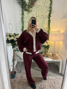 Ella Set Burgundy