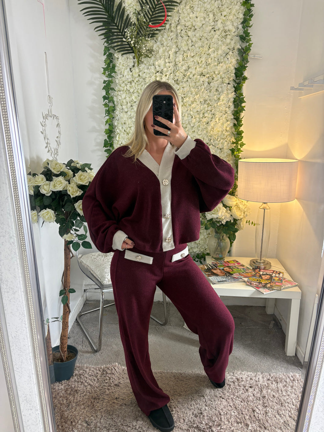 Ella Set Burgundy