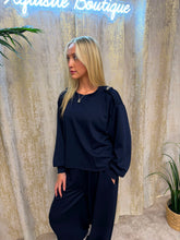 Load image into Gallery viewer, Hallie Sweatshirt Navy
