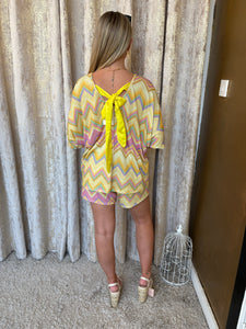 Leah Short Set Yellow