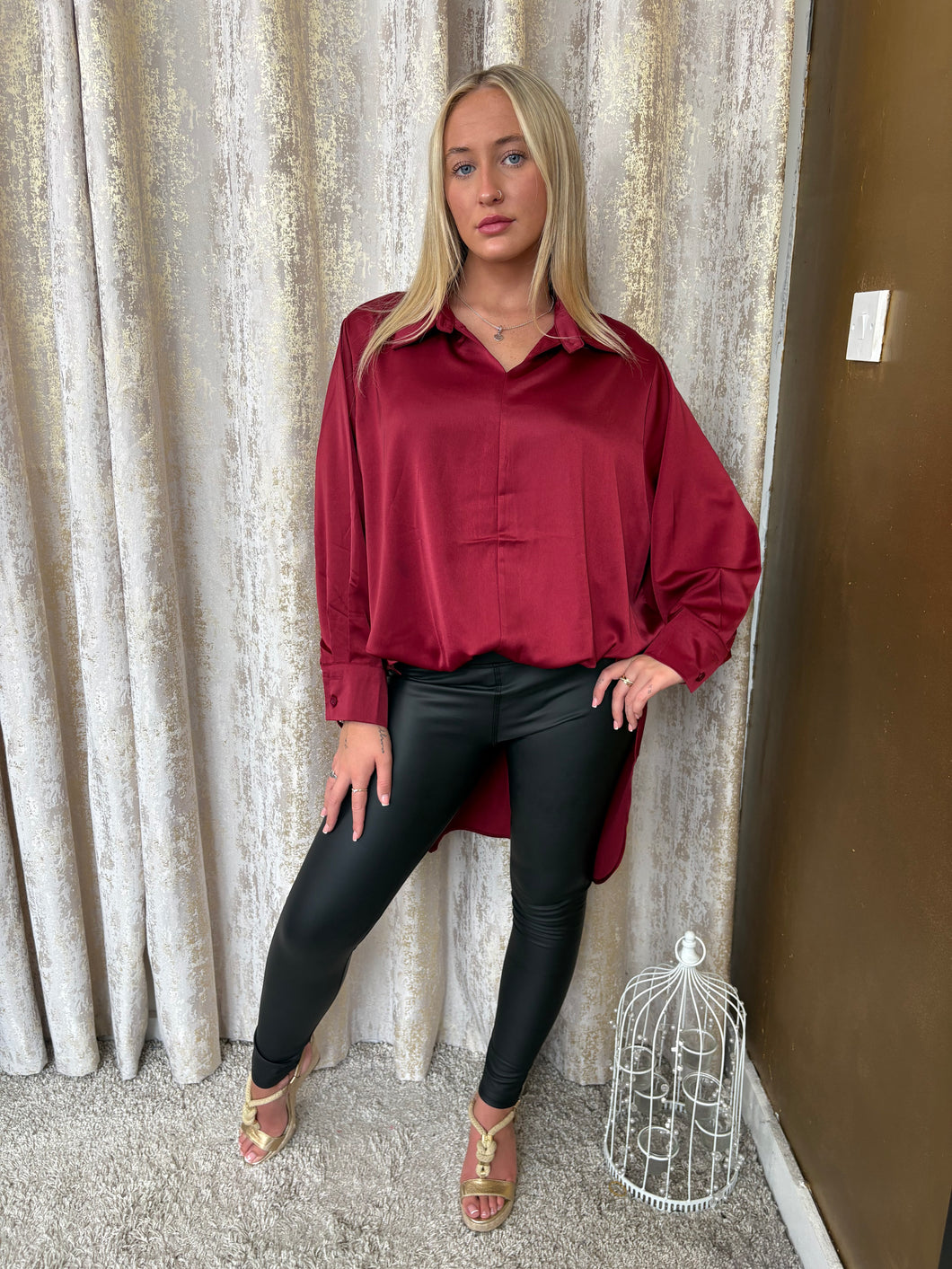 Isabelle Shirt Red