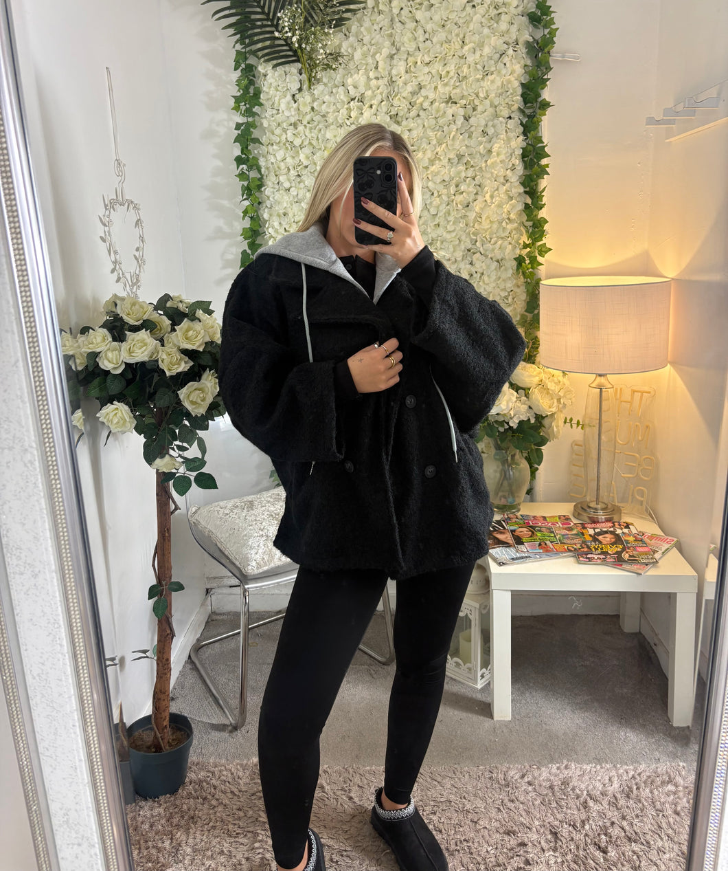 Tatum Hooded Jacket Black