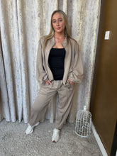 Load image into Gallery viewer, Poppy Zip Set Dark Beige

