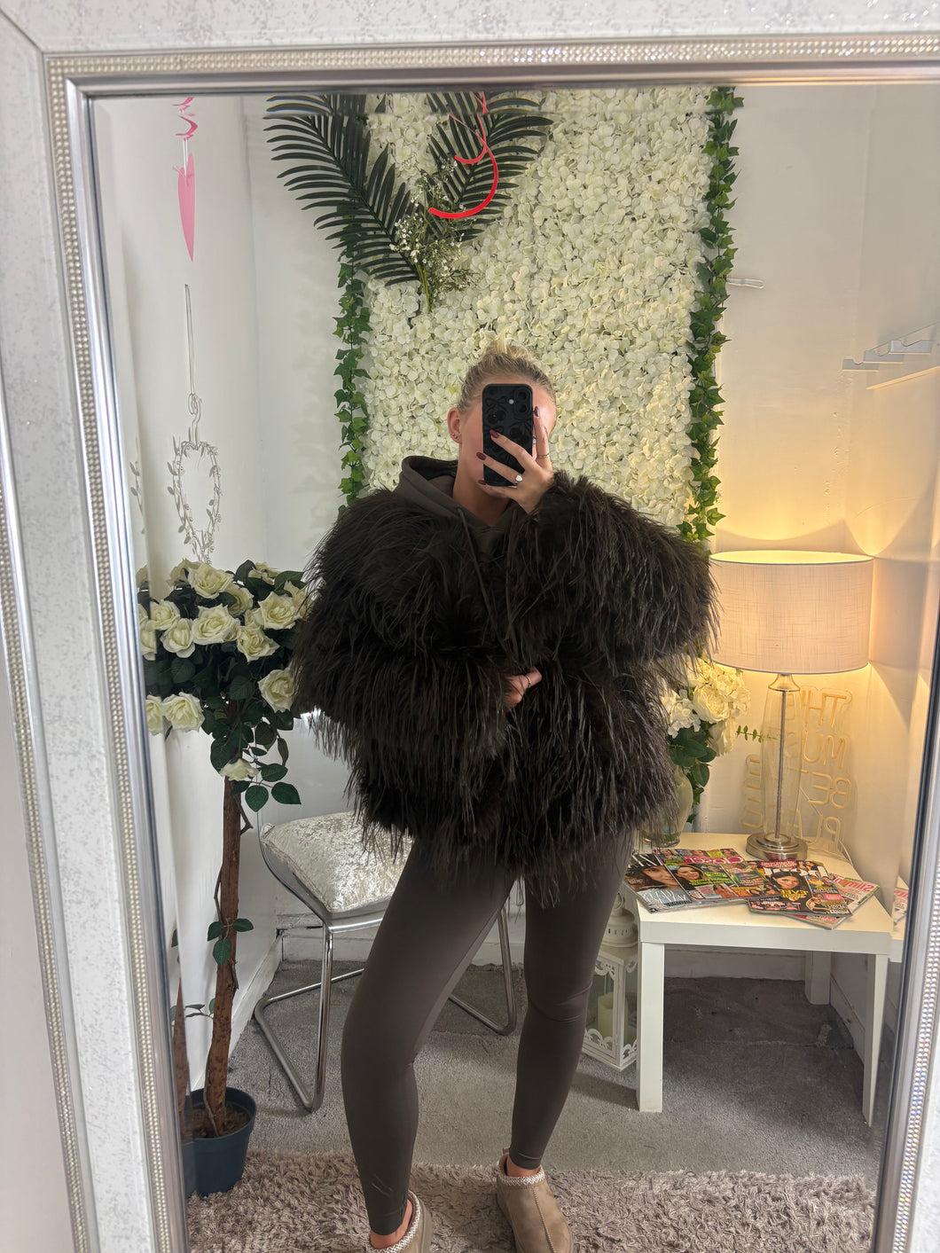 Peacock Coat Brown