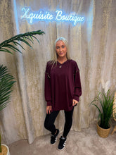 Load image into Gallery viewer, Rowan Hoodie Burgundy
