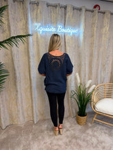 Load image into Gallery viewer, Cerys Top Navy
