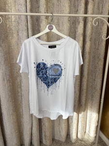 Love T-shirt Blue