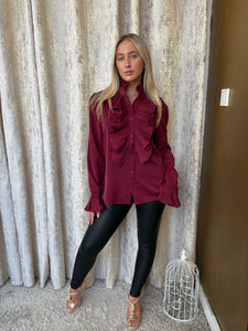 Ruby Blouse Wine