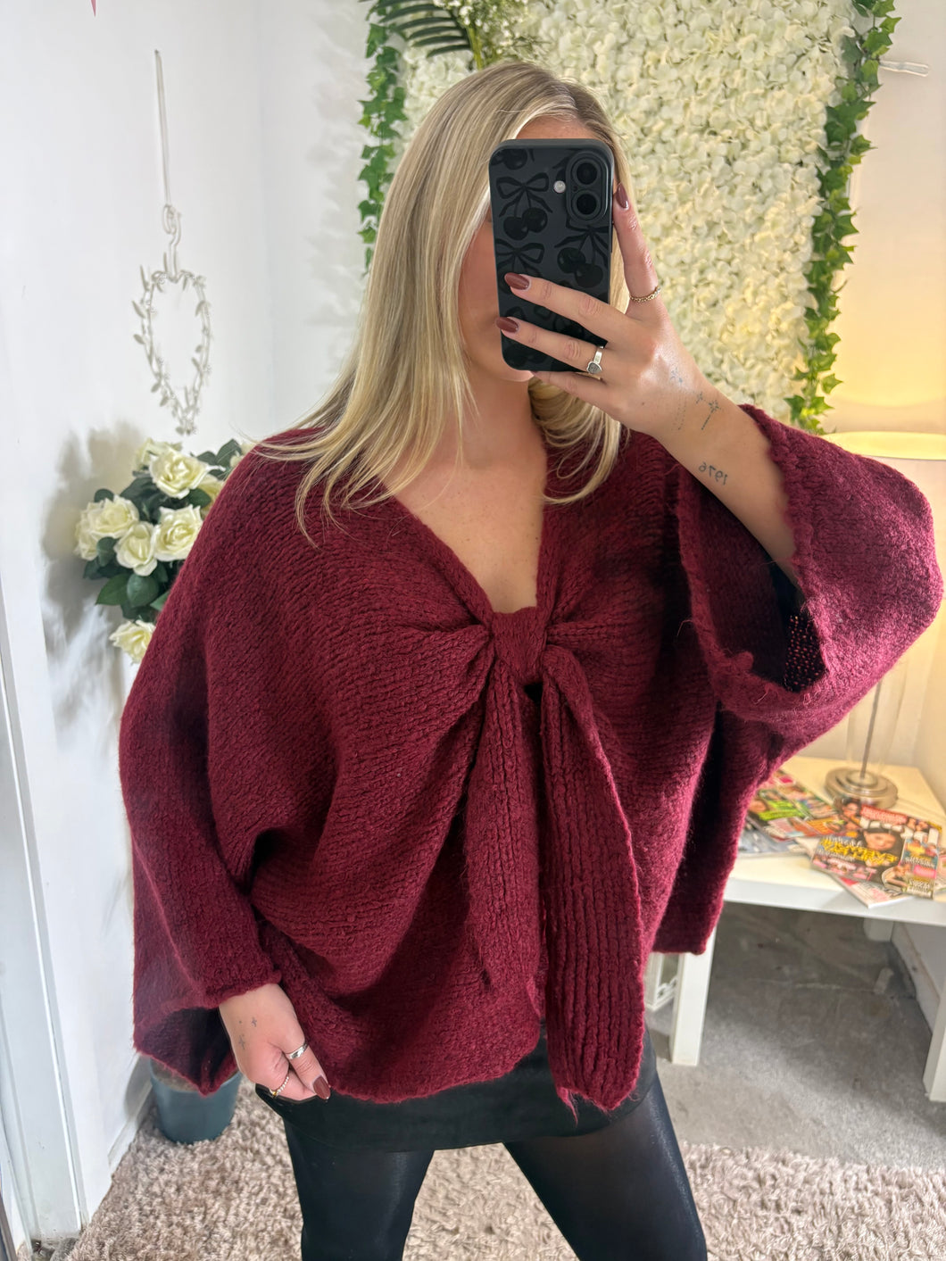 Rhea Jumper Burgundy
