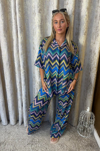Grace Lounge set blue