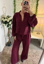 Load image into Gallery viewer, Molly Set Burgundy

