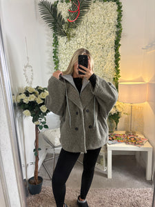 Tatum Hooded Jacket Tan