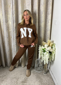 NY Tracksuit Brown