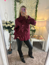 Load image into Gallery viewer, Ruby Blouse Burgundy
