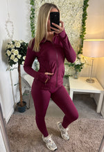 Load image into Gallery viewer, Anna Sports Jacket Burgundy
