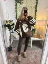 Load image into Gallery viewer, Blake Jumper Brown &amp; Cream
